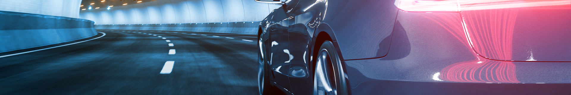 Electric Vehicle in Tunnel